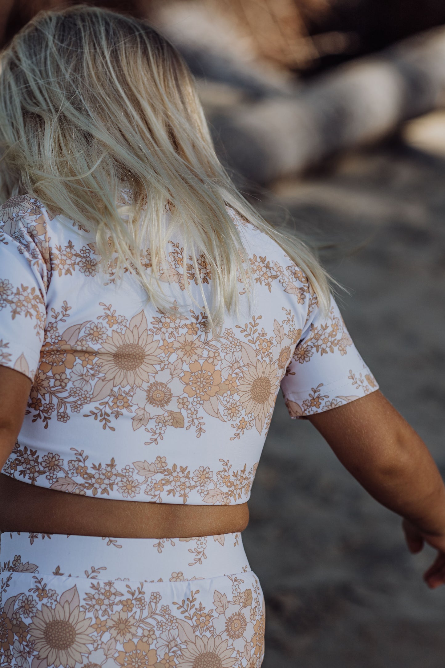 GOLDIE RETRO BIKINI ~ vintage sunflowers