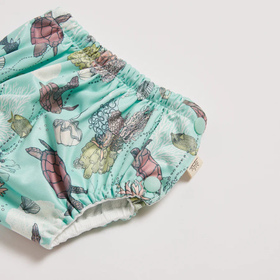 Turtles Swim Nappy
