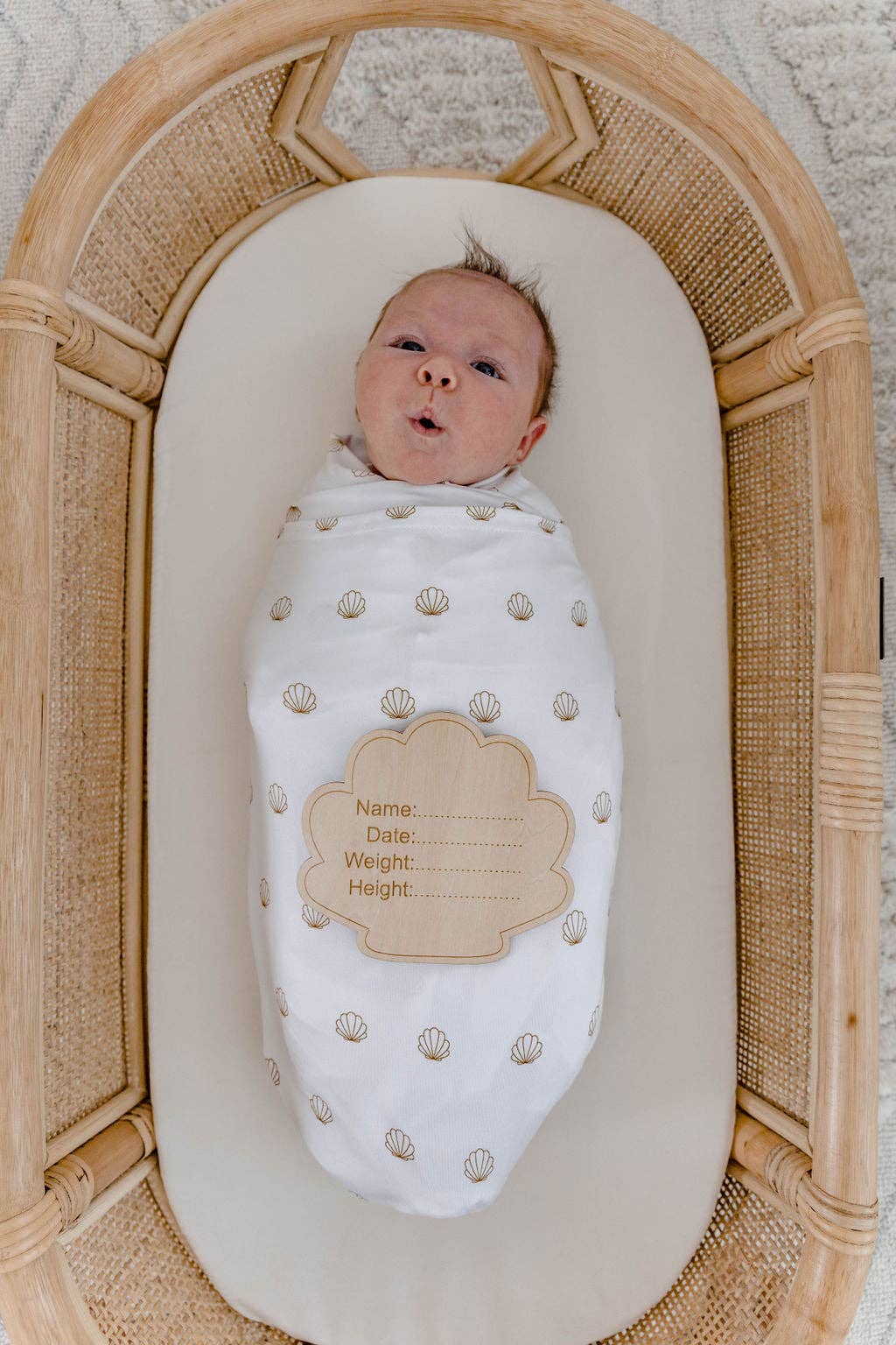 Announcement Plaque - Seashell