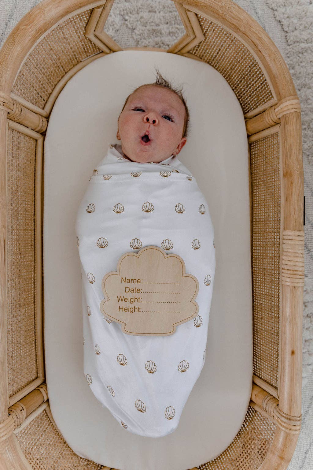 Announcement Plaque - Seashell