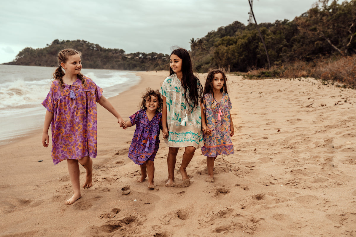 DAZIE BOHO DRESS- lilac blooms - Tully and the Chief