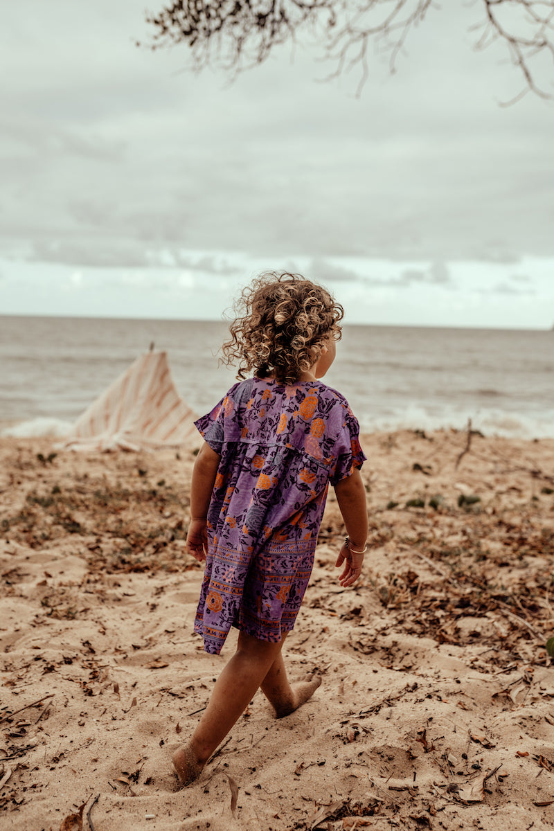 DAZIE BOHO DRESS- lilac blooms - Tully and the Chief