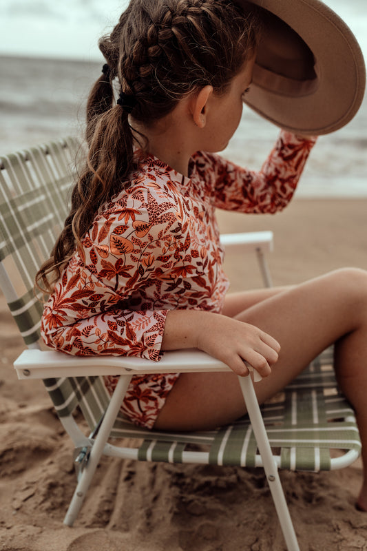 TULLY SURFSUIT ~ jungle Palms for the babes - Tully and the Chief