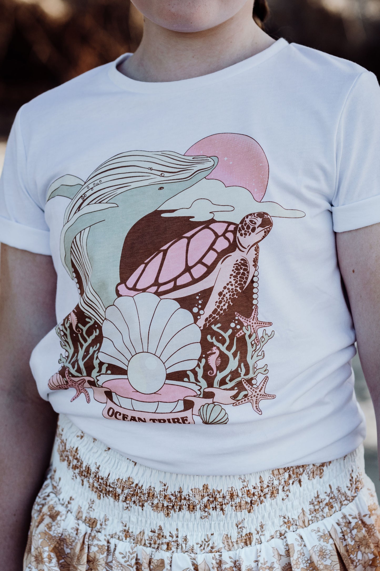 OCEAN TRIBE TEE ~ charity tee for Take 3 for the Sea