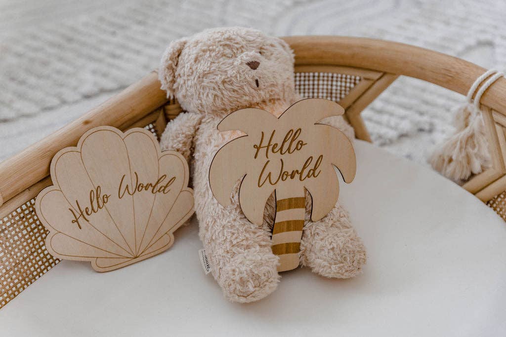 Announcement Plaque - Palm Tree